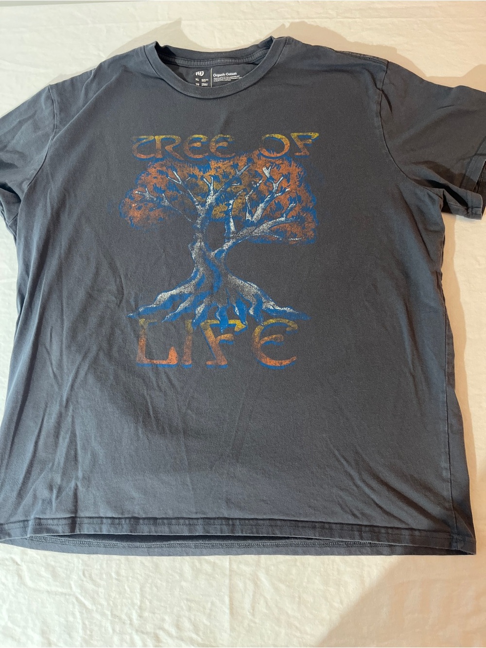 Tree of Life Graphic Short-Sleeve Tee - Slate